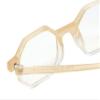 Medspex R786C Blue Light Blocking Reading Glasses +4.0 Tan Crystal Men Women Trendy Computer Readers Gaming Work TV Phones view 4