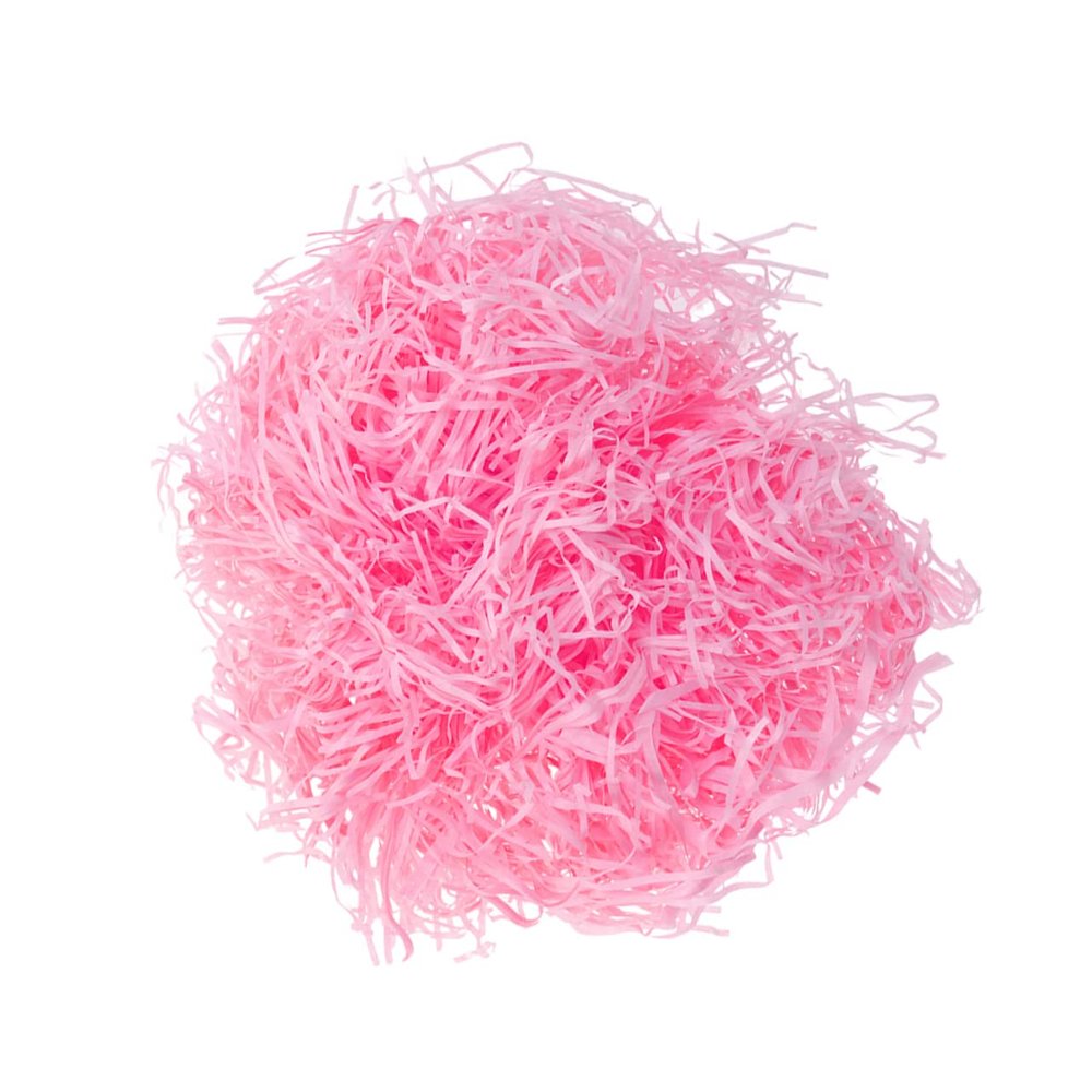 TOBBOMEY Pink Raffia Shredded Paper Filler for Gift Baskets and Boxes