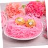 TOBBOMEY Pink Raffia Shredded Paper Filler for Gift Baskets and Boxes view 2