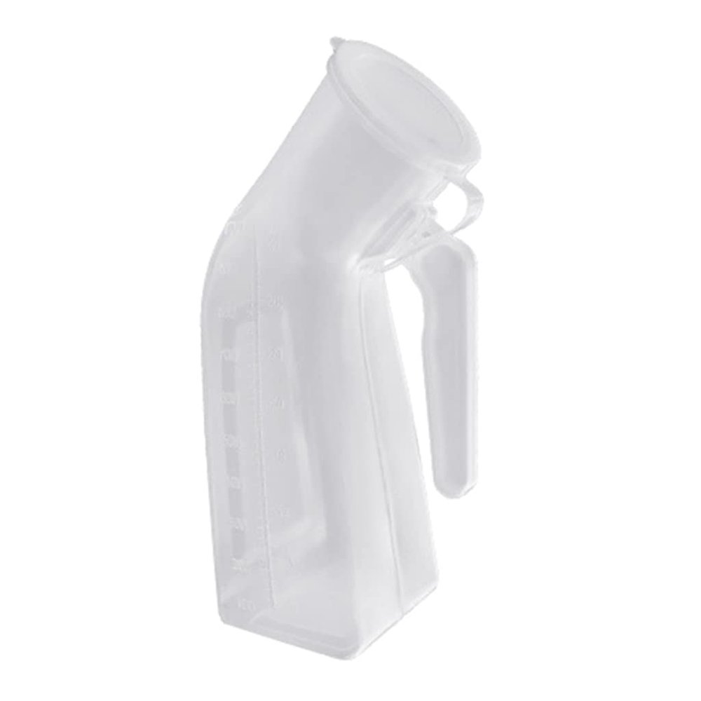 1000ml Males Potty Portable Pee Bottle Large Capacity Clear Males Reusable Urinals for Hospital Home Camping Car Travel