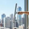 18-Inch Heavy-Duty Window Squeegee with Rubber Blade, Ideal 15 Degree Angle. Color Blue view 4