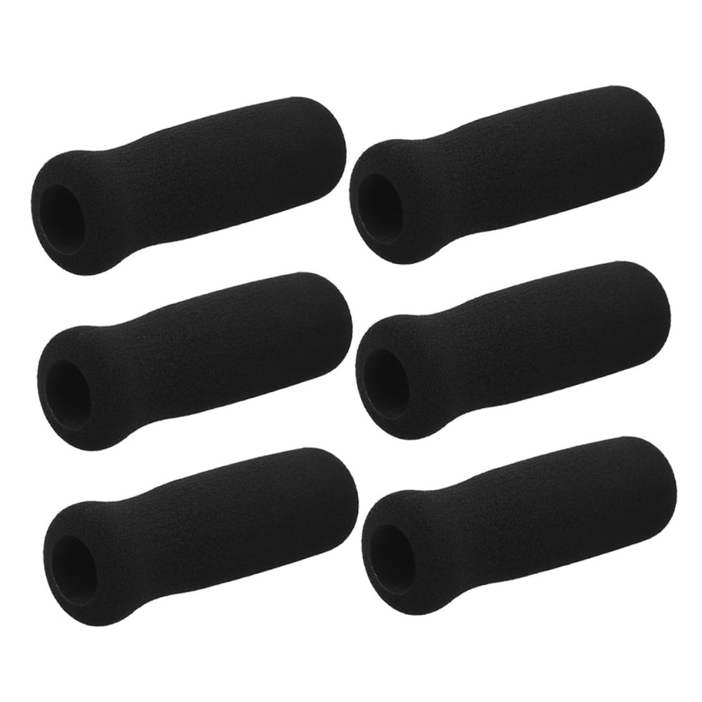 Gogogmee 6pcs Walker Handle Covers Walking Cane Handle Grip Senior Walking Stick Accessories Thicken Grip for Elderly Non-slip Design