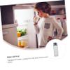 Cabilock Transparent Plastic Water Cup for Milk Beverages Capacity Comfortable to Clean for Home Office Use view 4