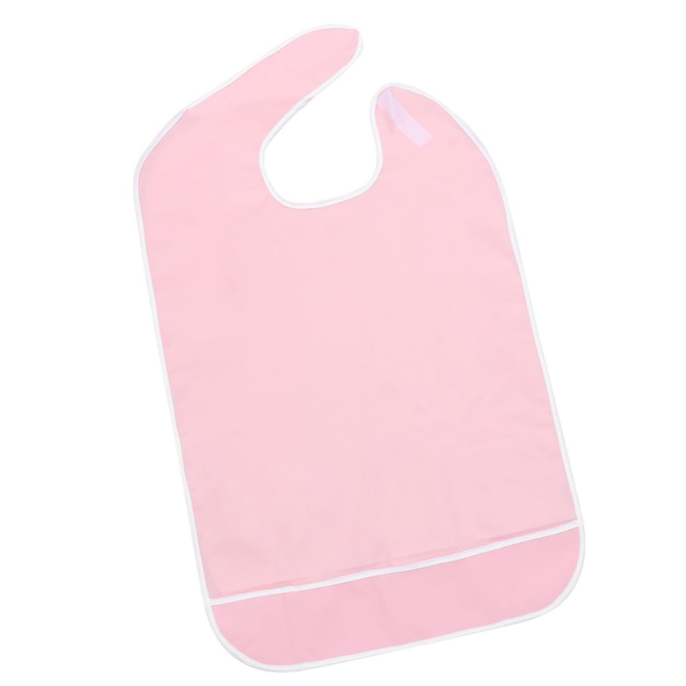 Hohopeti Elegant Adults Drool Bib Comfortable Cotton Material Saliva Bib Pocket Easy to Use