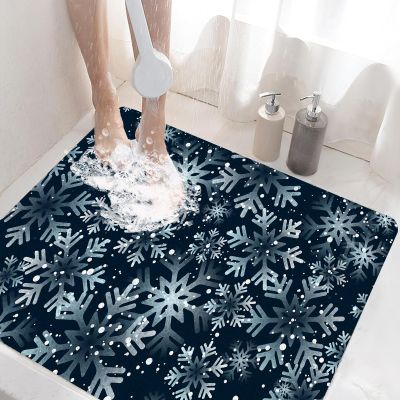 OWUFFY Bathroom Shower Mat Non-Slip Soft PVC Supportive Textured Quick Drain Loofah Foot Massage Multifunctional Floor Mat for Home & Hotel (35x47in/3x4ft)
