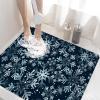 OWUFFY Bathroom Shower Mat Non-Slip Soft PVC Supportive Textured Quick Drain Loofah Foot Massage Multifunctional Floor Mat for Home & Hotel (35x47in/3x4ft) view 1