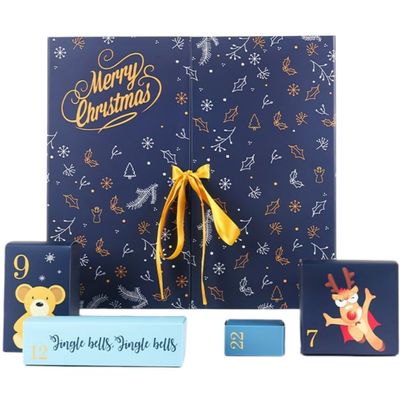 Wiywef 24 Grids Advent Calendar Christmas Birthday Empty Box Refillable Box Gift Children's Countdown Calendar Gift Box Complete Set