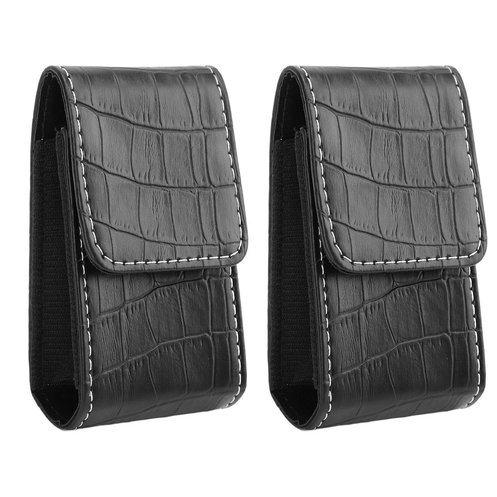 2pcs Fingertip Pulse Oximeter Case PU Leather, Portable Anti Shock Blood Oxygen Saturation Monitor Carrying Case, Hard Shell for Impact, Dust and Semi Waterproof,