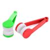 1pcs Portable Multifunctional Glasses Cleaning Rub Eyeglass Sunglasses Spectacles Microfiber Cleaning Brushes Wiping Tools(Orange) view 2