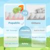 Papablic Baby Toothbrush Teether, 360 Carrot Toothbrush Teething Toy with Suction Base, Children's Day Gift Travel Essentials for Toddler Infants 6-12 Months view 3