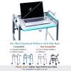 BAGSFY Walker Tray for Folding Walkers with Cup Holder Hard Tray Table for Seniors,Easy Install, Universal Fit Walker Accessory for Meals, Drinks, Reading, Laptop view 2