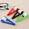 1pcs Portable Multifunctional Glasses Cleaning Rub Eyeglass Sunglasses Spectacles Microfiber Cleaning Brushes Wiping Tools(Black) view 3