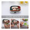 A Cute Little Kitten with A Hat Pill Box 2 Compartment Square Pill Case with Mirror Metal Pill Organizer Travel Pillbox Mini Medicine Storage Box for Pocket Purse view 4