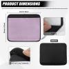 Uorisanigo Wheelchair Armrest Pads Wheelchair Accessories Purple Wheelchair Arm Pads Pressure Relief Armrest Pads for Office Transport Chair Mobility Scooter One Pair view 3