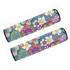 LedBack Chair Arm Rest Pads Office Chair Armrest Cover Colorful Abstract Flower Wheelchair Accessory 2 Piece Wheelchairs Armrest Cushion Pad with Hook and Loop Fasteners view 3