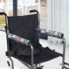 LedBack Chair Arm Rest Pads Office Chair Armrest Cover Colorful Abstract Flower Wheelchair Accessory 2 Piece Wheelchairs Armrest Cushion Pad with Hook and Loop Fasteners view 4