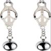 Adjustable Metal Nipple Clamps Necklace Entertainment Chain Clip for Women/Man Non-Piercing Nipplerings Clip On Nipple Rings Decorative Clip for Clothing Accessories Z9 view 1