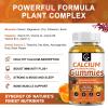 1200mg Calcium Gummies with Vitamin D3,K2,B12 & B6 - Plant Complex Calcium Magnesium Supplement with Glycinate,Potassium,Sea Moss,Ashwagandha Root for Bone & Teeth Strength, Muscle & Immune-2 Pack view 3