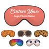 1-200 Pcs Sleep Eye Mask, Custom Eye Cover with Logo Text Photo, Personalized Soft Blindfold for Sleeping, Travel, Work, Naps, Blocks Light, Salmon view 1