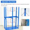 AMUFJJ Oxygen Tank Cylinder Rack Stand Mount Floor, Heavy Duty Gas Cylinder Holder Frame with Safety Chain for Hospital/Laboratory/Garages, Support 200kg/440lbs(2 Bottles Long 23 3/5"(60cm)) view 4