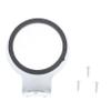 Wall Mounted Hair Dryer Rack for Salon Stainless Steel Silver view 1