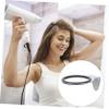 Wall Mounted Hair Dryer Rack for Salon Stainless Steel Silver view 4
