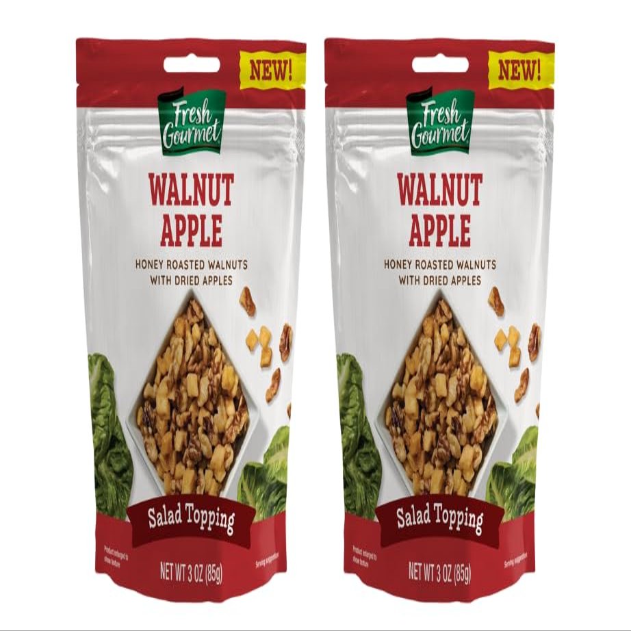 Fresh Gourmet Apple Walnut, 3 Oz (Pack of 2)