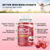 Iron Gummies with Multivitamin, Iron Supplement for Women & Men, Kids Multivitamin with Iron, Zinc, Vitamin B Complex & C, B12, Folate - Blood Builder, Energy Support, Cherry Flavor, Vegan 120 Gummies view 2