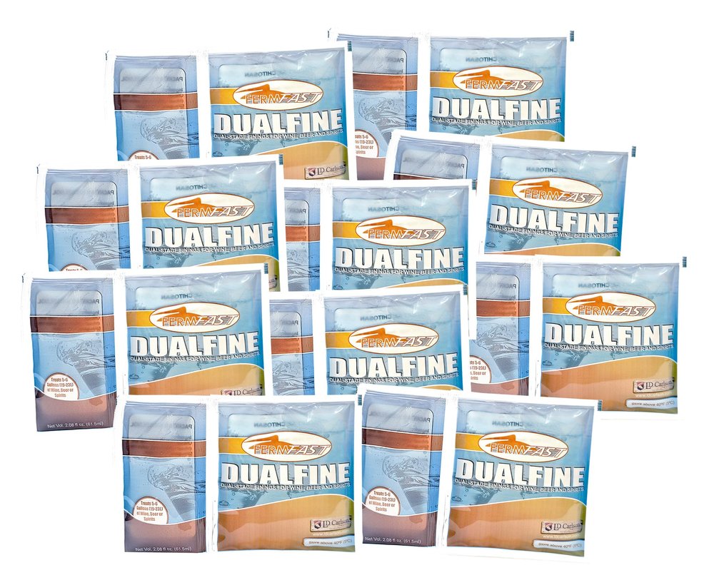 FermFast Dualfine Beer and Wine Clarifier, 2.2oz - 10-Pack Set