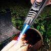 HUZHUAN Fireblaze Electric Lighter Fire Blaze Lighter Powerful Adjustable Blue Flame Butane Torch Lighter Waterproof and Windproof Fireblaze Lighter Blaze Flame Lighters(2pack a) view 3