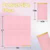 100 pack Pink Cocktail Napkins with Gold Foil Accents Scalloped Edges 4 x 8 inch Beverage Disposable Napkin Party Decoration Wedding Bridal and Baby Shower Dinner Lunch Supplies (Pink Mix) view 2