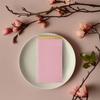 100 pack Pink Cocktail Napkins with Gold Foil Accents Scalloped Edges 4 x 8 inch Beverage Disposable Napkin Party Decoration Wedding Bridal and Baby Shower Dinner Lunch Supplies (Pink Mix) view 3