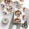 Cow Wrapping Paper Roll - Heifer Christmas and Holidays, Highland Cow Festive Gift Wrap view 1