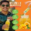KLASS VIDA Hydration + Immunity Mango Agua Fresca Electrolyte Powder Packets | Sugar Free with Wellmune, Acerola & Coconut Water | 15 Stick Packs view 3