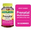 Spring Valley Prenatal Multivitamin Gummies with DHA and Folic Acid, 90 Count view 1