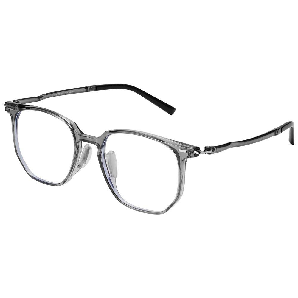 Dollger Blue Light Blocking Glasses for Women - Oversized Square Frame Computer Eyewear, Anti Eye Strain, LightweightGrey