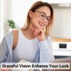 Dollger Blue Light Blocking Glasses for Women - Oversized Square Frame Computer Eyewear, Anti Eye Strain, LightweightGrey view 2