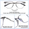 Dollger Blue Light Blocking Glasses for Women - Oversized Square Frame Computer Eyewear, Anti Eye Strain, LightweightGrey view 3