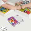 12 Pack Mini Suitcase, Simulation Trolley Case, Mini Luggage, Plastic Suitcase Gift Box, Mini Boxes, Party Favor Boxes Empty Candy Box False Eyelashes Packaging Box Trolley Tiny Suitcase Miniature view 3