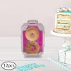 12 Pack Mini Suitcase, Simulation Trolley Case, Mini Luggage, Plastic Suitcase Gift Box, Mini Boxes, Party Favor Boxes Empty Candy Box False Eyelashes Packaging Box Trolley Tiny Suitcase Miniature view 4