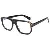 Dollger Men's and Women's Retro Aviator Anti Blue Light Glasses - Stylish Black Frames Blocking Blue Lights view 1