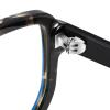 Dollger Men's and Women's Retro Aviator Anti Blue Light Glasses - Stylish Black Frames Blocking Blue Lights view 3