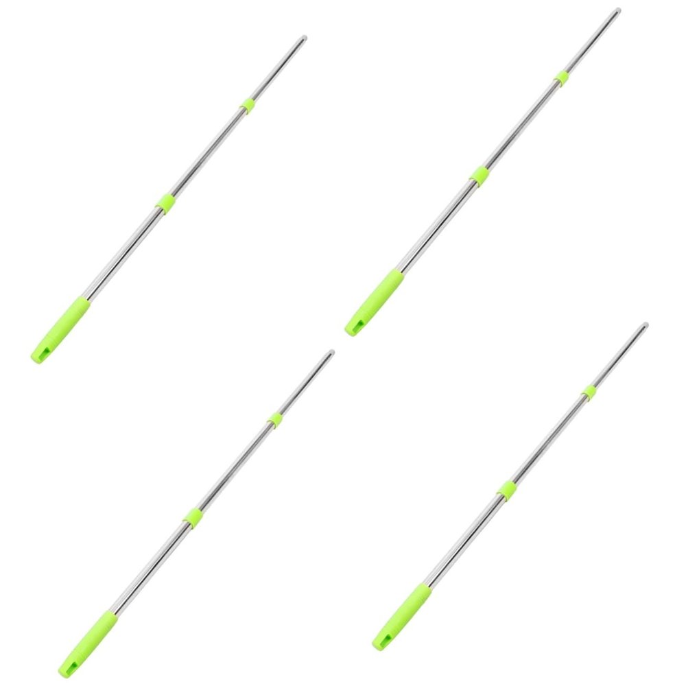 Anneome 4sets Mop Handle Replacement Three-Section Design and Compatible Various Mop for Efficient Floor Cleaning