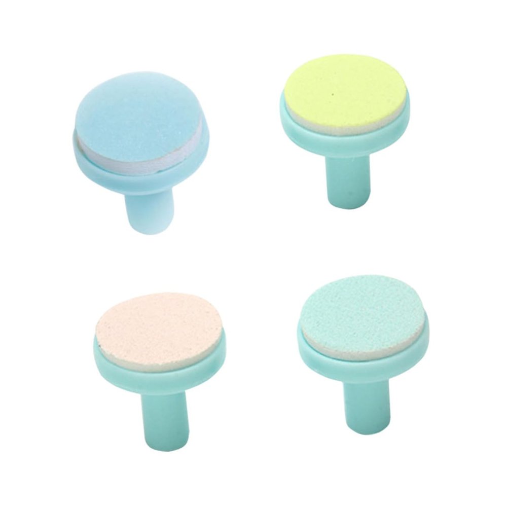 BIUDECO Ergonomic Design Nail File Replacement Pads 4pcs Grinders for Baby Nail Trimmer Prevent Injury