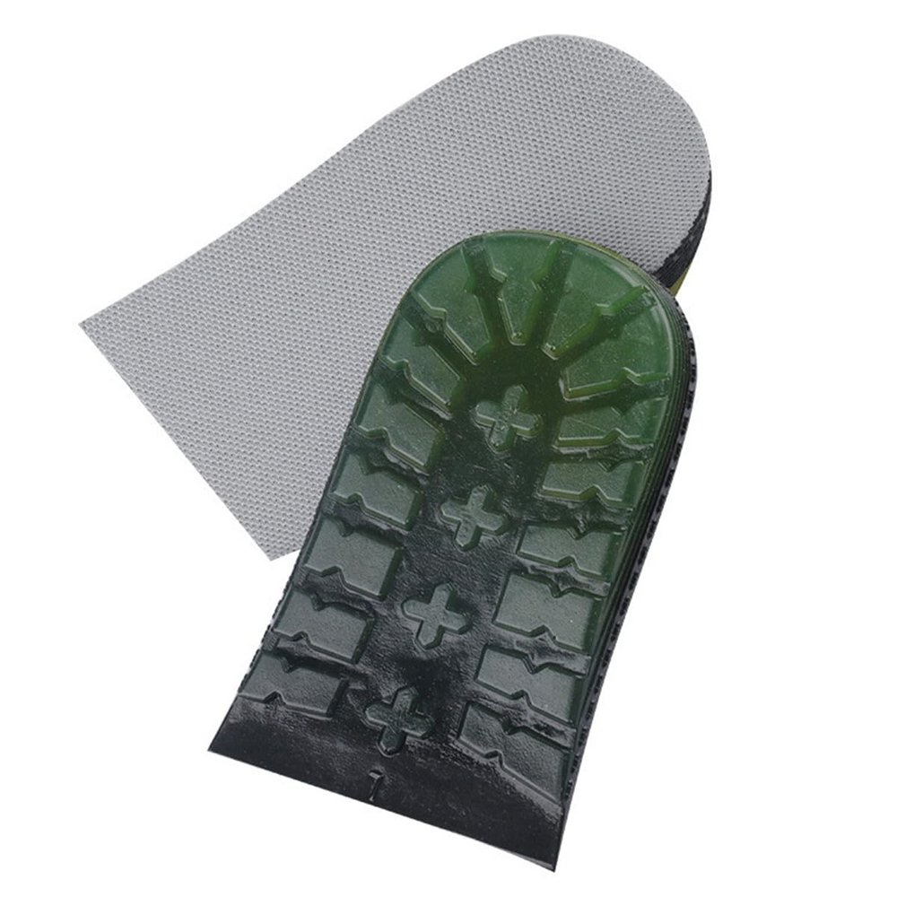 2 Count Gel Height Increase Insole, Invisible Heel Lift Inserts, Elastic Shock Absorption Pads 3 Heights for Women and Men Best Insoles for Standing All Day Grey 1.38inches