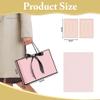 AMFUN 2PCS Medium Gift Bags, Paper Gift Bag with 4 Wrappers and 2 Cards,Present Bag with Handles,Pink Paper Bags for Women Valentines Bridesmaid Birthday Wedding Party (Pink-Black) view 2