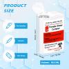Baderke 3 Pcs Pocket Travel Sharps Disposal Container, 80ml Needle Disposal Containers Home Small Sharps Portable Biohazard Syringe Box for Home Travel Diabetic Supplies(White) view 2