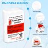 Baderke 3 Pcs Pocket Travel Sharps Disposal Container, 80ml Needle Disposal Containers Home Small Sharps Portable Biohazard Syringe Box for Home Travel Diabetic Supplies(White) view 3