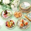 Skybooly 144 Pcs 48 Guests Sage Green Party Plates and Napkins Scalloped view 4