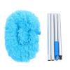 BTSEURY Duster, Extra Long Round Duster 360 Degree Rotation Multifunctional Washable Ceiling Fan Duster 140cm Dust Removal Tool for High Ceilings Furniture (Blue) view 2